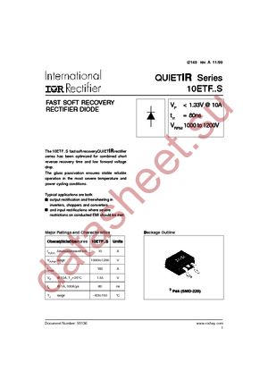 10ETF10S datasheet  